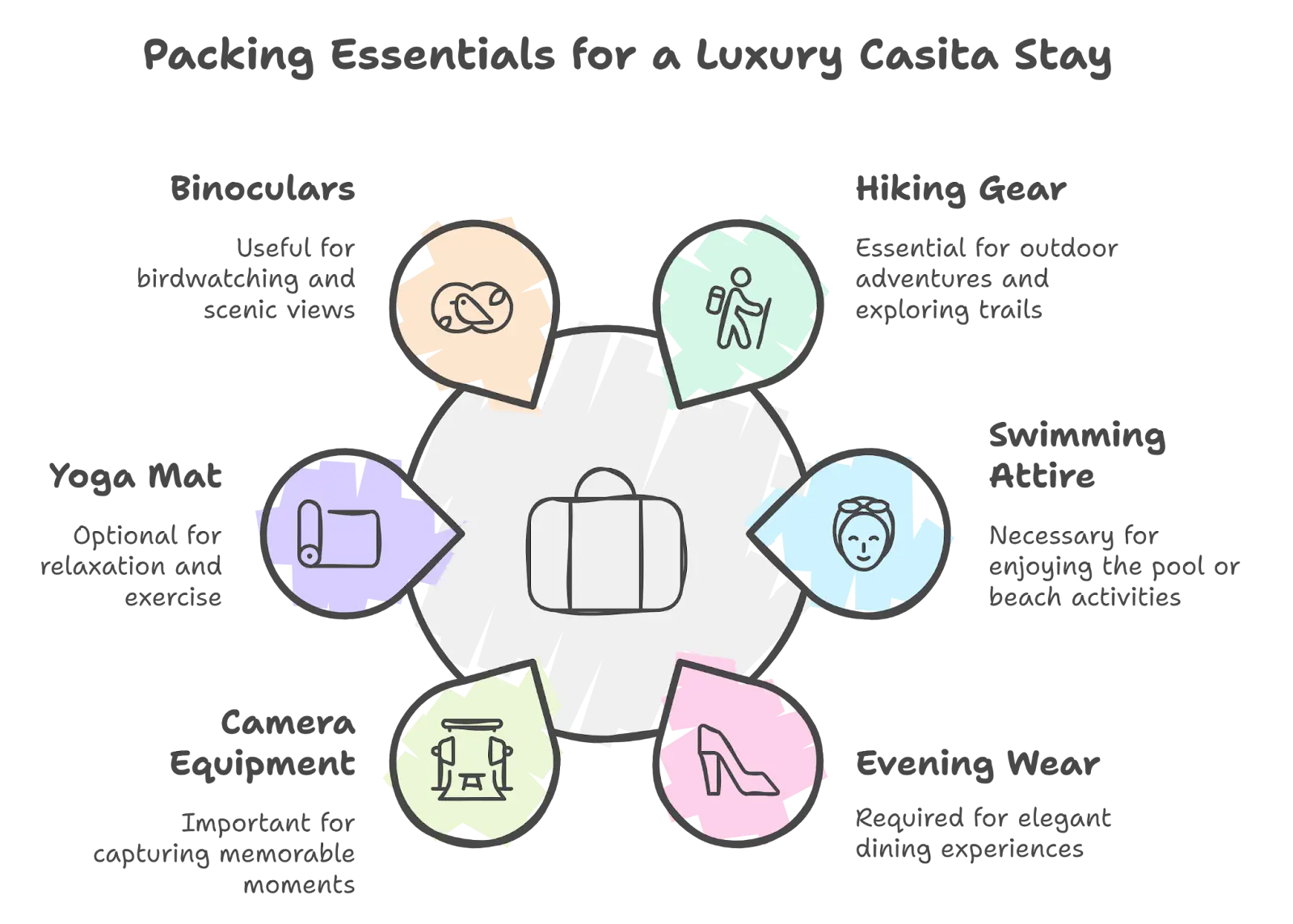What to Pack for Your Luxury Casita Stay