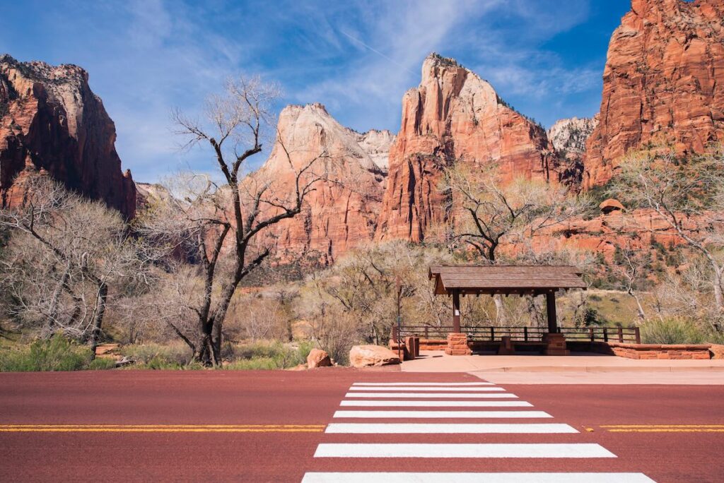 parking an rv in zion